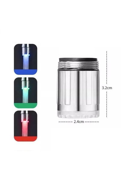 Choice 3 color splash-proof 1PC Creative Faucet Extender LED Temperature Sens...