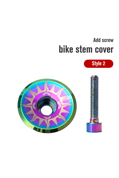 Choice BLG-TYB TANKE Bike Stem Cover Aluminium Alloy Stem Top Cap Only 5.2g U...