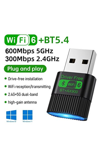 Choice New AX900 Driver Free Dual Band 2.4/5GHz Wireless Network Card Mini US...