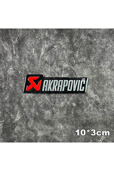 Choice1 A3 For Akrapovic Exhaust Pipe Metal Aluminum Label Stickers Motorcycl...
