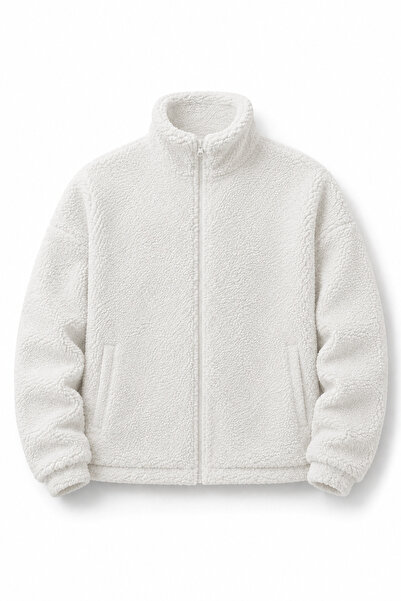 GHASSY CO Ghassy Co. Erkek Alaska Regular Peluş Sherpa Kışlık  Tam Fermuarlı ...