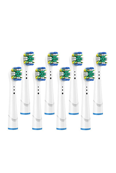 Choice4 8 قطع، 4-20 قطعة، رؤوس فرشاة بديلة من FlossAction لفرشاة Oral-B Floss...