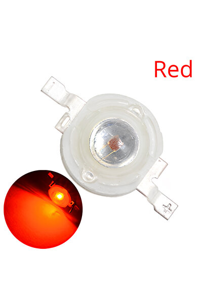 Choice red 10Pcs DC 3V 3W High Power Light-Emitting Diode LEDs Chip SMD Light...