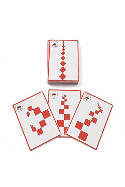 Montessori Gemisi Montessori Pink Tower Direction Cards |   Montessori Card M...