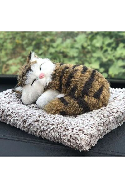 choice2 Style F Kawaii Simulation Sleeping Cat Stuffed Animals Display Mold P...