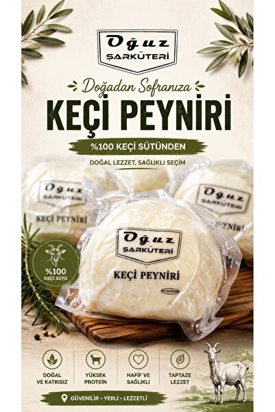 Kelle Keçi Peyniri 1000 Gr Vakumlu