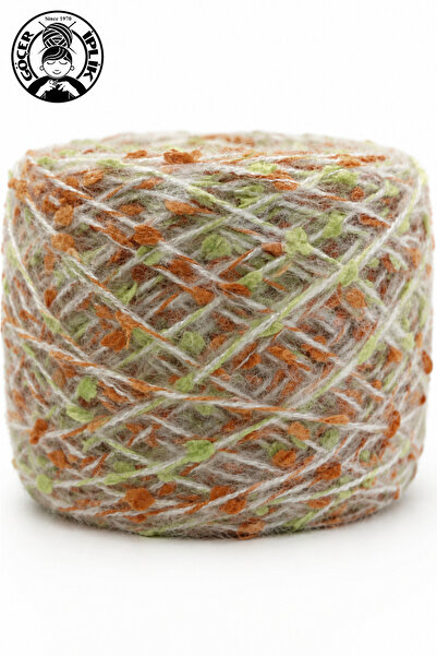 göçer New Year New Product Premium Knitting Yarn Moher Acrylic Color Cream,Gr...