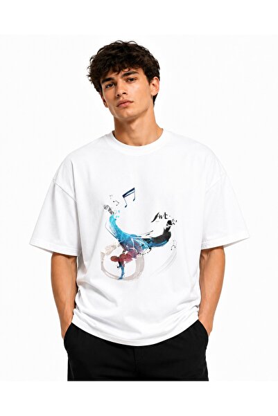 Inscriptie Tricou Unisex Bumbac Premium Casual " Hip hop dance art "