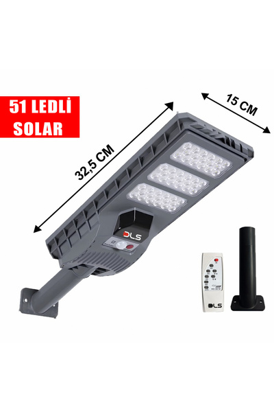 DLS 300W Güneş Enerjili Solar Bahçe Çevre  Lambası DLS