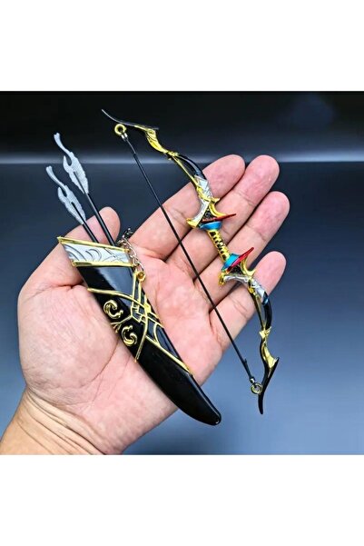 Choice M 18cm bow and arrow Mini Archery Bow Set Hunting Bow Model Metal Mate...