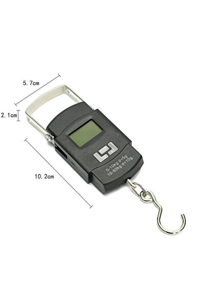 Choice 50kg white 1pc Black 50kg Portable Electronic Portable Luggage Scale L...