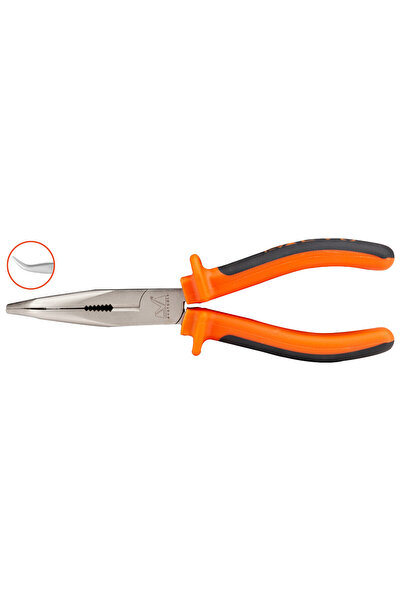 EvoTools Professional Fălci patentate îndoite, nichel-mat, 165 mm