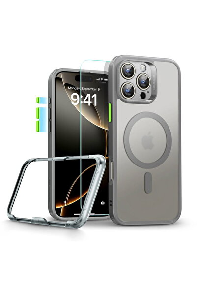ESR SET CLASIC PRO HALOLOCK MAGSAFE IPHONE 16 PRO MAX GRI MAT