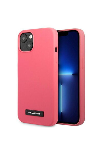 Karl Lagerfeld KLHCP13SSLMP1PI iPhone 13 mini 5.4 " carcasă rigidă fucsia/fuc...