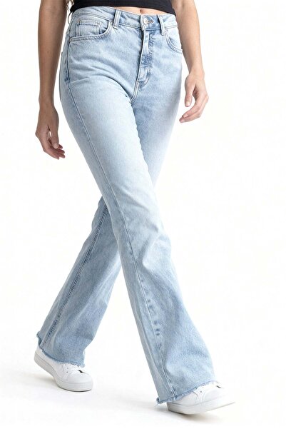 HAKKE Cropped Hem Spanish Style Jeans