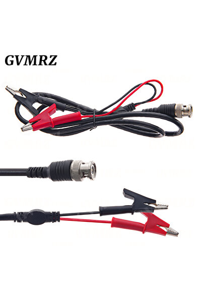 Choice 1M Crocodile clip 2 BNC Male Plug to 4mm Banana Stackable Plug Crocodi...