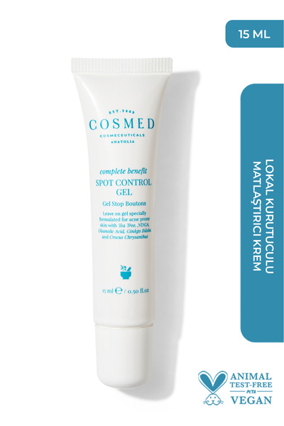 COSMED Kurutucu Etkili Spot Kontrol Jel/Complete Benefit SPOT CONTROL GEL 15 ml
