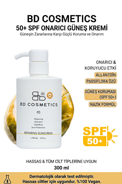 Bd Cosmetics 50 Spf Onarıcı Güneş Koruyucu Krem 300 ml