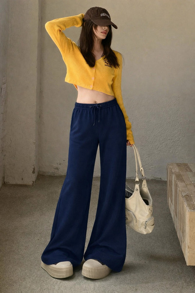HAKKE Široke modalne jogger pantalone