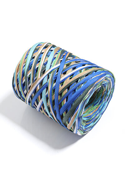 Choice Color 6 200M/Roll Raffia Paper Ribbon Yarn Handmade Craft Color Knitte...