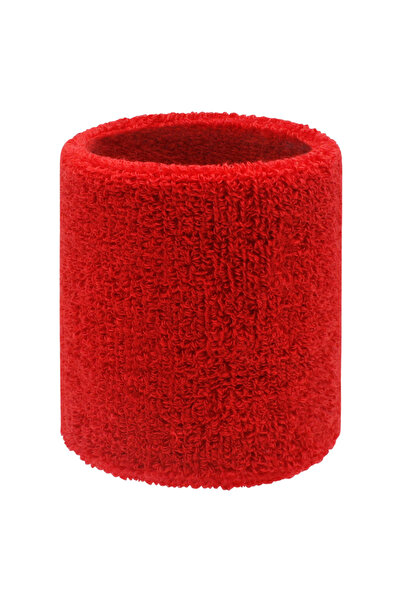 Choice7 Red 1 Pcs Sweat-Absorbing Sports Wrist and Elbow Guard with Towel Wri...