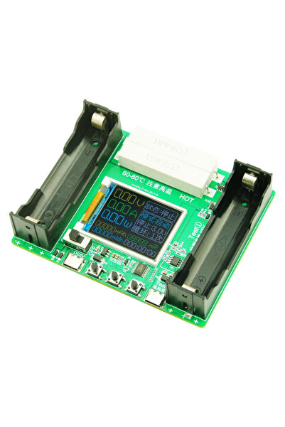 meterk green 18650 Lithium Battery Capacity Tester MAh MWh Capacity Division ...