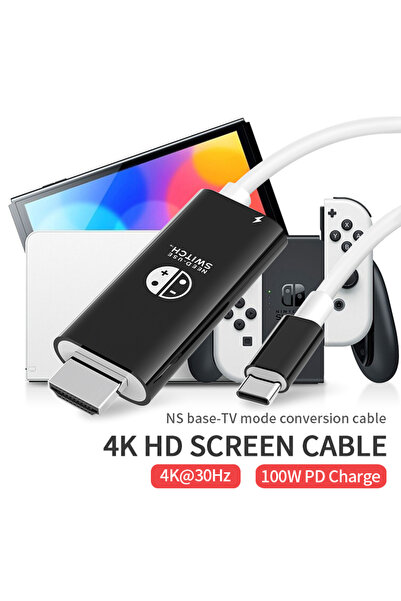 Choice1 black 2M USB C to HDMI 4K Cable 100W PD Charging Portable Converter T...