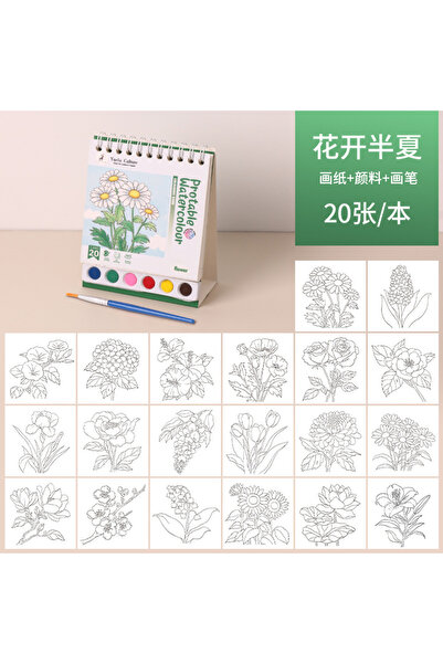 Choice مجموعة الرسم الحلزوني للأطفال من HKBX Bview Art مع ألوان غواش، وكتاب ت...