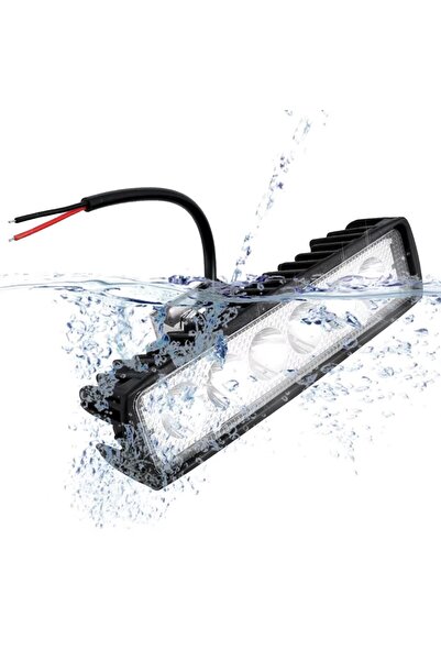 Choice 1PC 1/2PCS 12V Car LED Light Bar 18W 6000K Super Bright Car LED Work L...