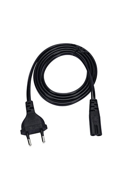 Choice black EU Power Cable 2 Prong Extension Cord C7 Figure 8 Euro Power Cor...