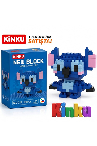 KİNKU Kutulu Block-Puzzle-Yapboz-3D Zeka geliştiren-Mini Sevimli Figürler Min...