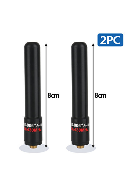 Choice1 2PCS AR-806 Plus ABBREE AR-806 Mini Antenna SMA-Female Dual Band High...