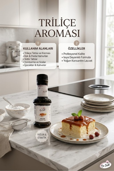 Dr. Gusto Trileçe Aroması Likit Pastacılık Ve Tatlılar İçin 40 gr