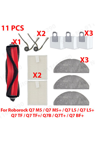 choice2 roborock Set 6 For ( Roborock Q7 M5 / Q7 M5+ / Q7 L5 / Q7 L5+ / Q7 TF...