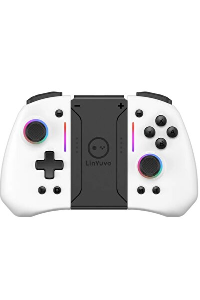 Choice WHITE LinYuvo KS42 Meteor Light Wireless Joy-pad with 8 Color RGB Ligh...