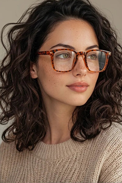 Chunky Frame نظارات ياوكس للجنسين بإطار أسود اللون وحماية من الضوء الأزرق