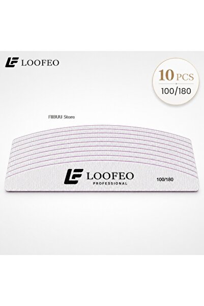 Choice NF02-G100180-GY-P10 10Pcs/Lot Nail File Buffer Double Side Nail Files ...