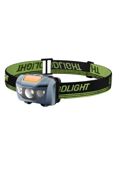 Choice Gray White Red LED Headlight Use AAA Headlamp Outdoor Adventure Head L...