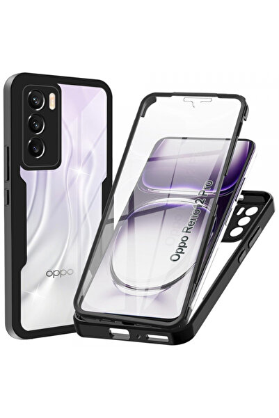 OPPO Husa pentru Reno12 Pro, Techsuit, ColorVerse 360, Neagra