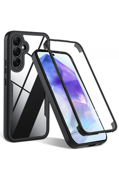 Samsung Husa pentru Galaxy A55 5G A556, Techsuit, ColorVerse 360, Neagra