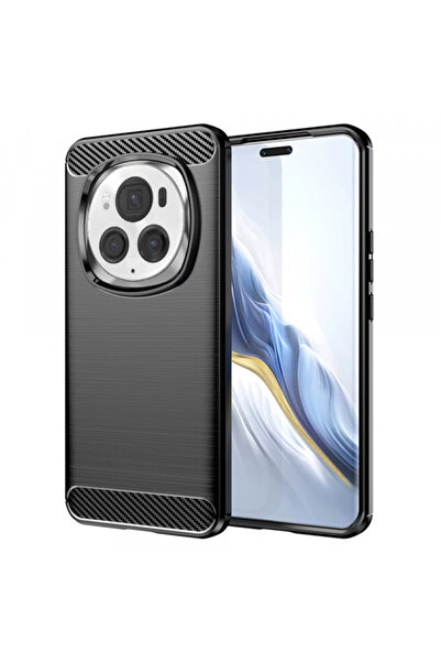 HONOR Husa pentru Magic6 Pro, Techsuit, Carbon, Neagra