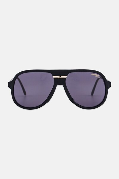 Carrera Men 208035I4659IR Aviator Sunglasses, Black