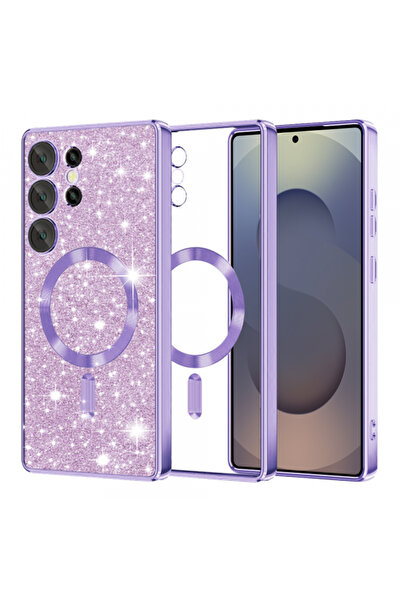 Samsung Husa MagSafe pentru Galaxy S25 Ultra S938, Techsuit, Luxury Glitter, ...