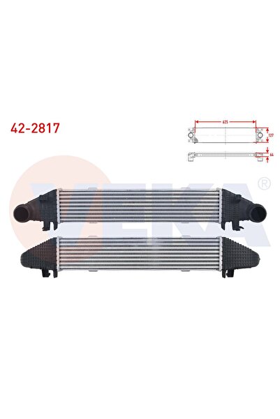 TURBO RADYATORU (INTERCOOLER) MERCEDES C SERISI (W204) C 180 - C 200 - C 200 CDI