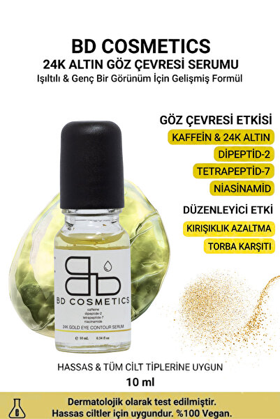 Bd Pharma Bd Cosmetics 24 K Göz Çevresi Serumu 10 ml