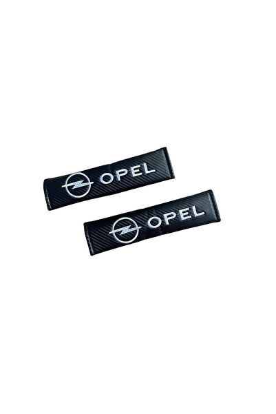 Opel Σετ Μαύρων Επιθεμάτων Ζώνης Ασφαλείας από Ανθρακόνημα - OEM