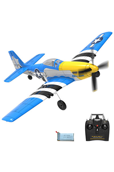 Choice Blue P51 Mustange Volantex New Spitfire RC Plane EPP 400mm Wingspan RC...