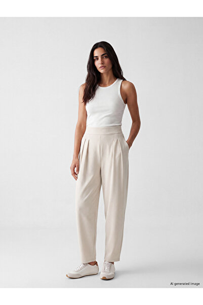 LC Waikiki Two Mt Shop Quality Soft Touch Women's Sweatpants with Elastic Waist
