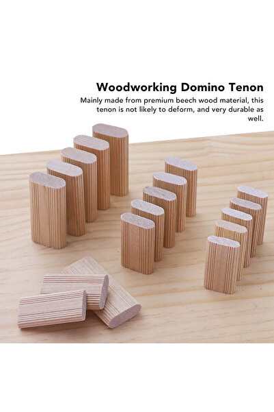 Choice Domino Tenon Beech Wood 8x40mm Loose Tenons Woodworking Accessory for ...
