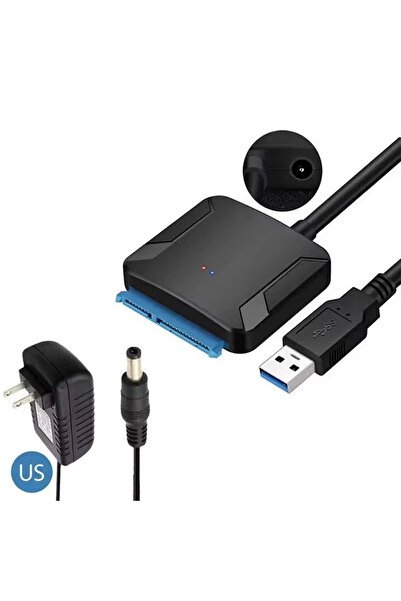 Choice With US Plug USB3.0 to SATA 3.5 HDD Cable SATA III Hard Drive Adapter ...